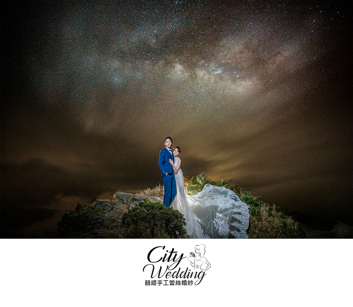 星空婚紗照